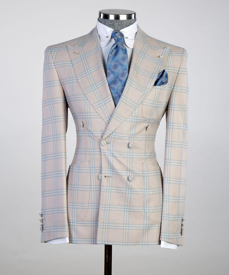 Men’s Casual Double Breasted Suit