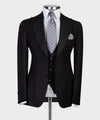 3 pieces black business Suit