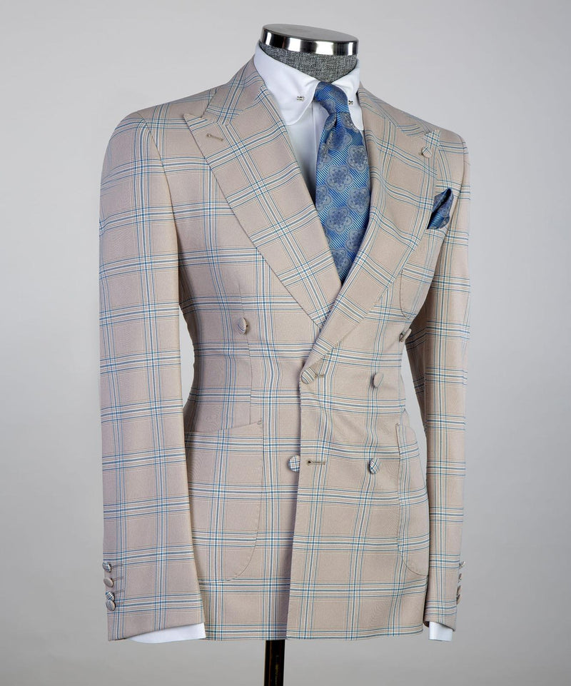 Men’s Casual Double Breasted Suit