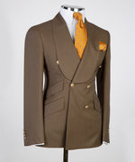 Mens Double Breasted Suit