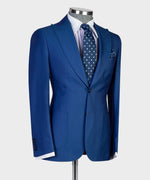 3 pieces Blue Business Suit