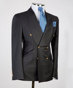 Mens Striped Double Breasted Suit