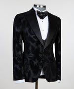 3 Pieces Black Tuxedo suit