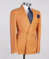 Orange Double Breasted Suit