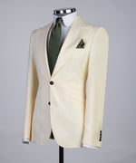 Men’s Three pieces Cream Royal Suit