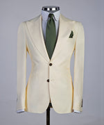 Men’s Three pieces Cream Royal Suit