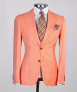 Three pieces Orange Casual Suit