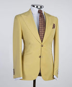 Three pieces Yellow Business Suit