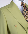 Men’s Forest Green Double Breasted Suit