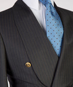 Mens Striped Double Breasted Suit