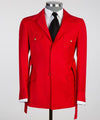 Men’s Red Safari Suit