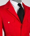 Men’s Red Safari Suit