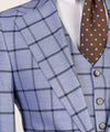 Three pieces Plaid business Suit