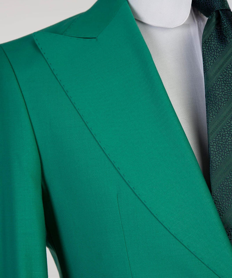 Three pieces Green business Suit