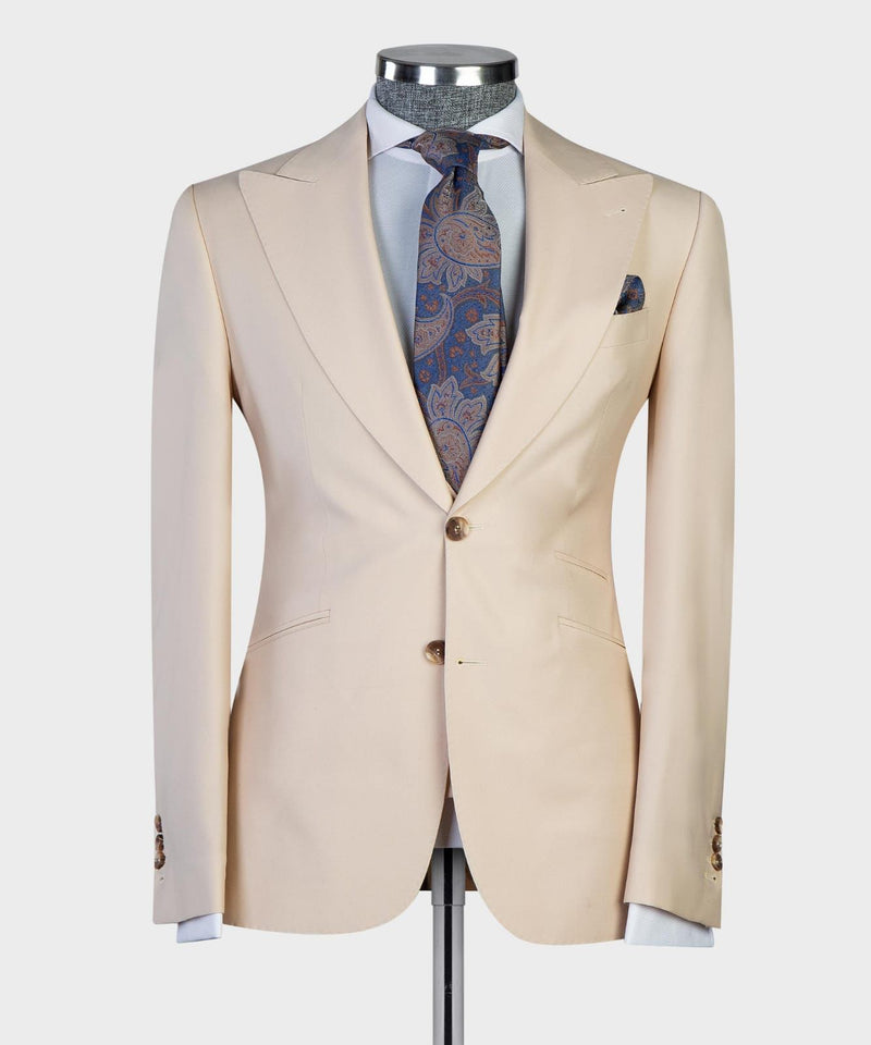 3 pieces Beige Business Suit