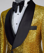 Royal Belted Slash Tuxedo Suit