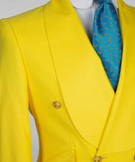 Yellow Double breasted Suit