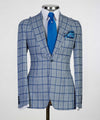 3 pieces Plaid Suit