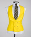 Men’s Yellow three pieces Royal Suit