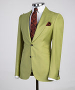 Men’s Three pieces Green Royal Suit