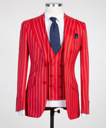 Red Striped Suit