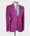 Three pieces Purple Business Suit