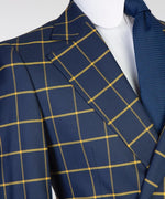 Men’s Plaid belted Suit