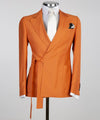 Men’s Orange Belted Suit