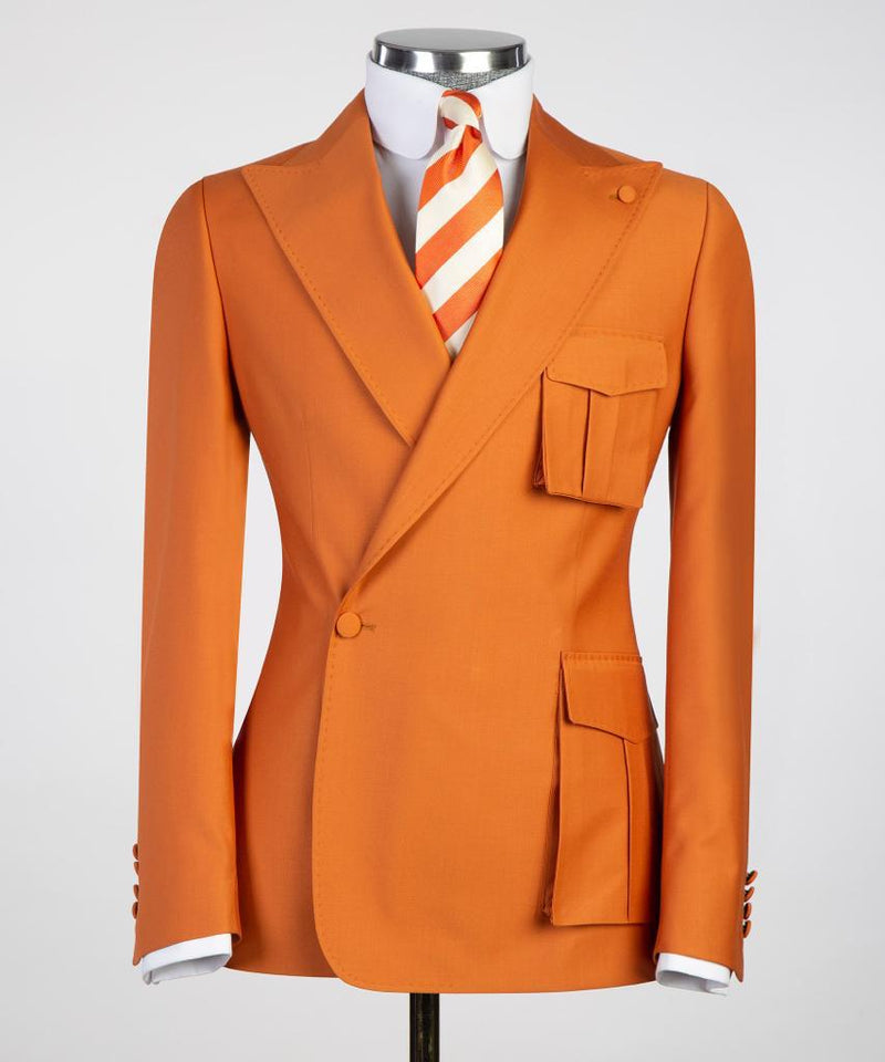 Zénith Mens orange Blazer