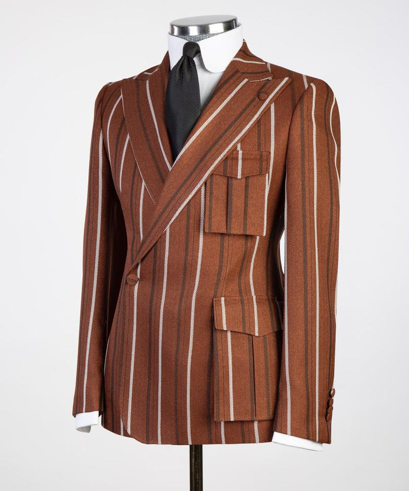 Zénith Mens Striped Blazer