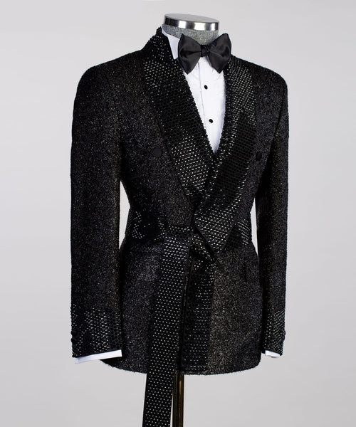 Royal Belted Tuxedo Suit