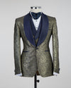 Gold and Blue Tuxedo