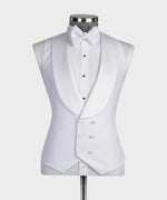 Three pieces White Tuxedo