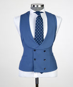 3 pieces Blue Business Suit