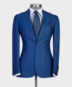 3 pieces Blue Business Suit