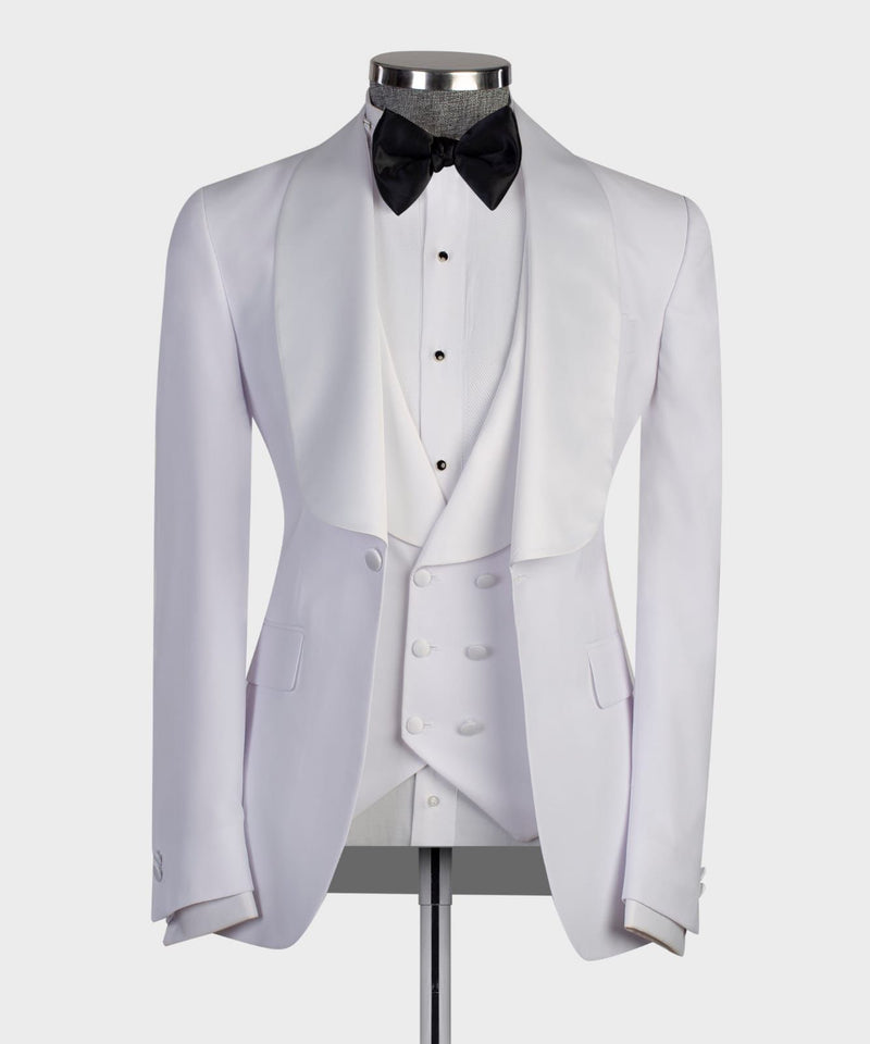 Three pieces White Tuxedo