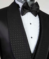 Luxury mens 3 pieces suit