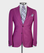 Three pieces Purple Business Suit