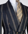 Mens Striped Double Breasted Suit