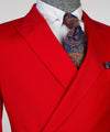 Red Double Breasted Suit