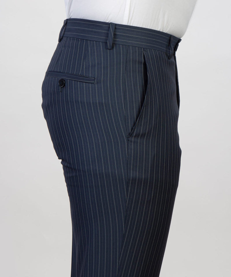 Mens Striped Double Breasted Suit