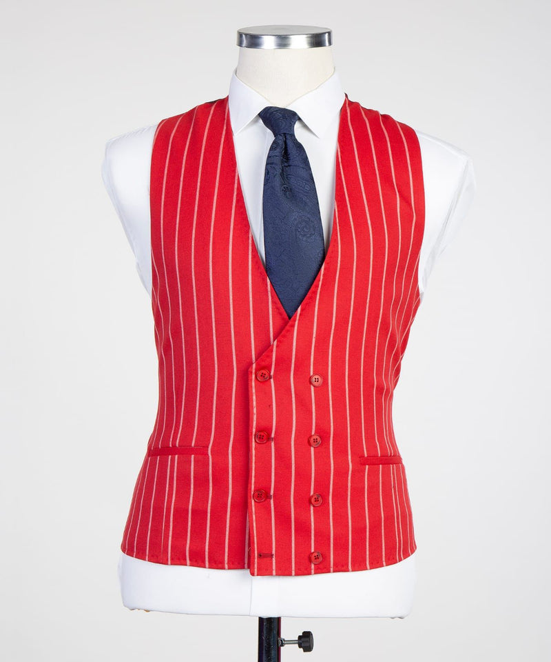 Red Striped Suit