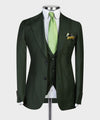 3 pieces Forest Green Suit