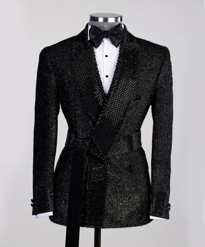 Royal Belted Tuxedo Suit