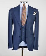 Plaid 3 pieces Business Suit