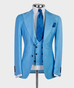 Three pieces Blue Business Suit