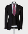 3 pieces Black Business Suit