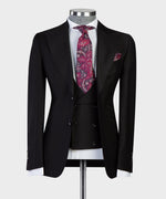 3 pieces Black Business Suit