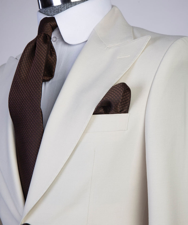 Men’s Three pieces Cream Royal Suit