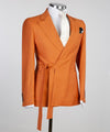 Men’s Orange Belted Suit